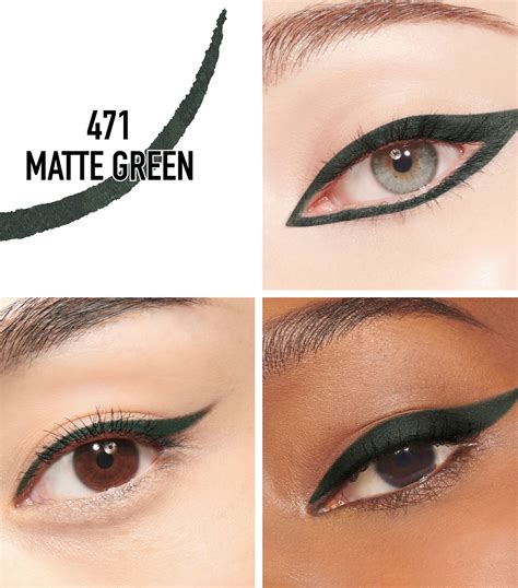 dior eyeliner green|Dior stylo waterproof eyeliner.